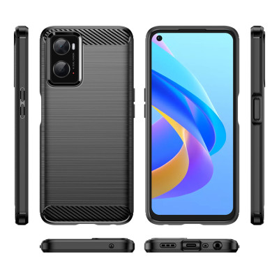 Ốp lưng chống sốc vân kim loại cho Oppo A36 / A76 / A96 / K10 / Realme 9i hiệu Likgus (bảo vệ toàn diện, chống va đập) - hàng nhập khẩu