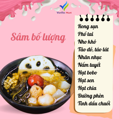 Nguyên Liệu Nấu Chè Sâm Bổ Lượng Viettin Mart 400G
