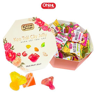 Kẹo kim cương hộp bát giác 150g