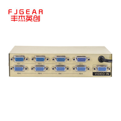 Bộ chia tín hiệu VGA 1 ra 8 FJGEAR FJ-2008 - VGA 1x8 FJ-2008 - Hàng Nhập Khẩu