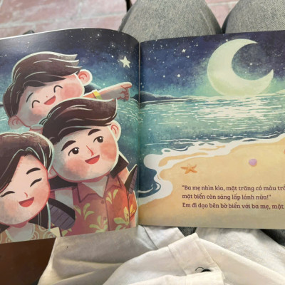 MẶT TRĂNG ĐI THEO EM – Meo Meo Trong Veo – Thái Hà – NXB Công thương
