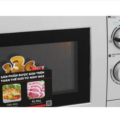 Lò vi sóng cơ không nướng 20L SHARP R-207VN-SL - Hàng chính hãng