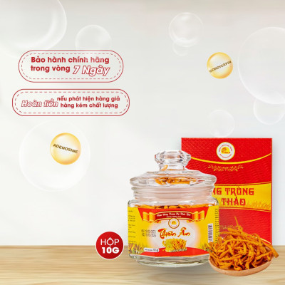 Đông Trùng Hạ Thảo Sấy Thăng Hoa Thiên Ân - Hũ 10g