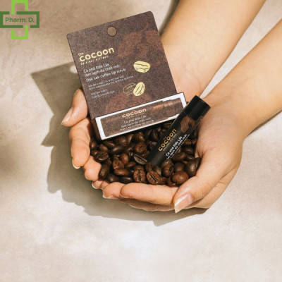 Tẩy Da Chết Môi Cocoon Cà Phê Đắk Lắk 5g – Làm Mềm Môi, Hồng Tự Nhiên, Không Hạt Vi Nhựa