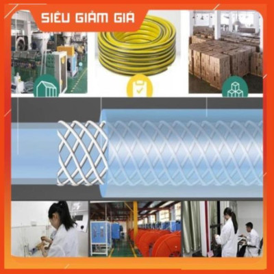 Bộ dây vòi xịt nước rửa xe,tưới cây .tăng áp 3 lần,loại 3m,5m 206701-2 đầu đồng,cút,nối nhựa+ tặng mở chai