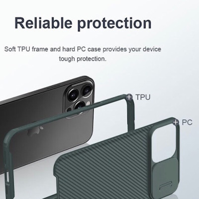 Ốp lưng dành cho iPhone 13 Pro Max thương hiệu Nillkin camera chống sốc- Hàng nhập khẩu