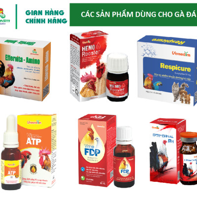 Vemedim Doxyt dùng cho gà chọi bị hô hấp, sốt vẹt, lọ 50 viên