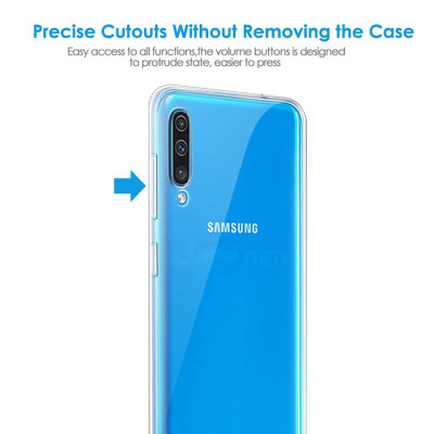 Ốp lưng dẻo cho Samsung Galaxy A70 hiệu Ultra Thin mỏng 0.6mm chống trầy - Hàng chính hãng 