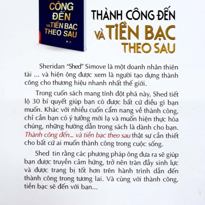 Thành Công Đến Và Tiền Bạc Theo Sau