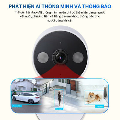 Camera Trong nhà & Ngoài trời Tp-Link Tapo C120 - Độ phân giải 2K 4MP, Chống chịu thời tiết IP66, Có loa báo động, Đàm thoại 2 chiều - HÀNG CHÍNH HÃNG