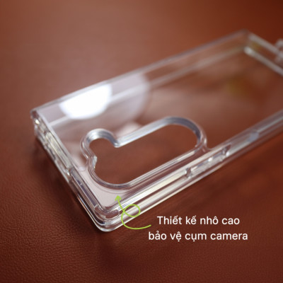 Ốp lưng chống sốc trong suốt cho Samsung Galaxy Z Fold 3 Fold 4 Fold 5 Fold 6 Fold 7 hiệu Likgus Crashproof giúp chống chịu mọi va đập - hàng nhập khẩu
