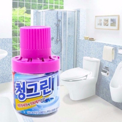 Sản phẩm vệ sinh nhà tắm -Chai thả tẩy bồn cầu Hàn Quốc , diệt khuẩn và tỏa hương thơm dịu nhẹ , lọ thả bồn cầu trắng sạch thơm mát nhà vệ sinh 
