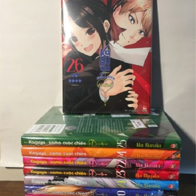 Sách - Kaguya-sama: Cuộc chiến tỏ tình (combo trọn bộ 28 tập, gồm tập 1 tái bản không phụ kiện, tập 2-28 bản in đầu)