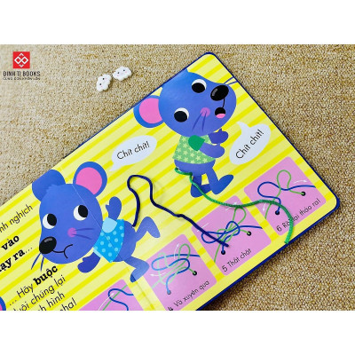 Sách Tương Tác - Kỹ Năng Vận Động Tinh Cho Bé 0 - 6 Tuổi - Đinh Tị Books