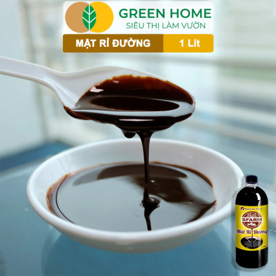 Mật Rỉ Đường Greenhome, Sfarm, Chai 1lít, Phân Bón Hữu Cơ, Ủ Dịch Chuối, Nuôi Cấy Vi Sinh, Ủ Phân, Ủ Rác