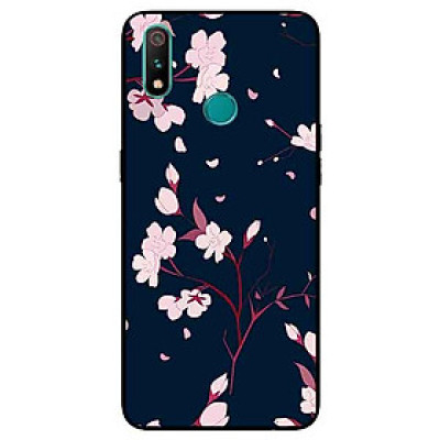 Ốp Lưng in cho Realme 3 Pro Mẫu Hoa Đào Nở Rộ - Hàng Chính Hãng