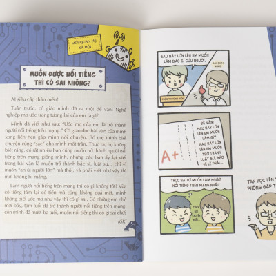 Sách - Những băn khoăn của học sinh trung học - Cùng AI giải khó - Đinh Tị Books