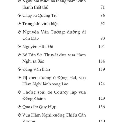 Chuyện Vua Hàm Nghi - bản in 2024