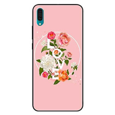 Ốp lưng in cho Huawei Y7 Pro 2019  Mẫu LOVE Hoa