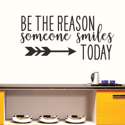 Decal dán tường Be the reason ( 27 x 56 cm)