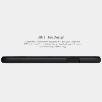 Bao case da cho iPhone 11 Pro hiệu Nillkin Qin (có ngăn đựng thẻ, mặt da tinh xảo) - Hàng chính hãng