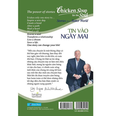 Sách - Chicken Soup For The Soul Stories For A Better World 19 - Tin Vào Ngày Mai - First News