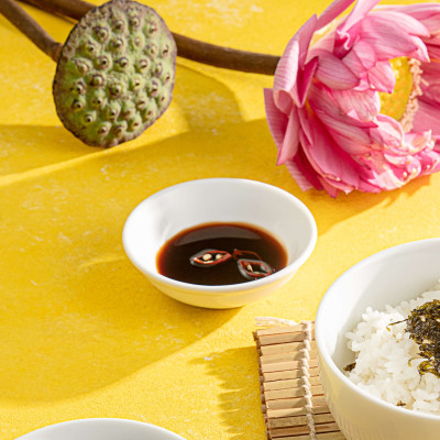 Combo 3 món: bát cơm, đĩa chấm và bát mắm loe