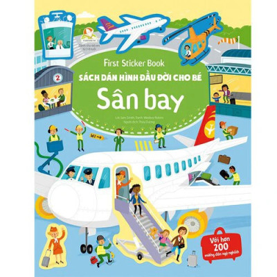 Sách - First sticker book - Sách dán hình đầu đời cho bé (12 cuốn) - Đinh Tị Books