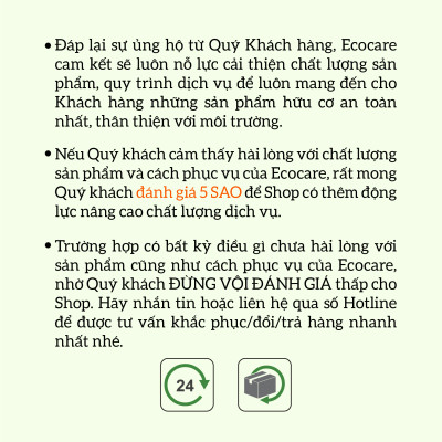 Nước lau sàn hữu cơ đuổi muỗi hương Sả Chanh 4000ml thương hiệu Ecocare