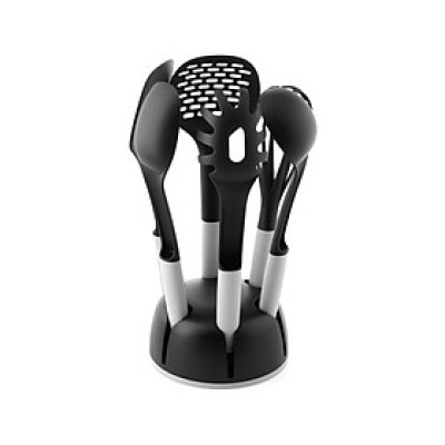 Bộ dụng cụ 6 món silicon SUNRISE (xẻng chiên, xào, vá múc canh, vá dài, phết)