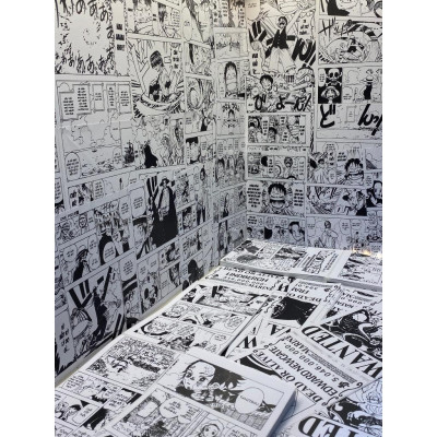 50 Miếng Truyện Tranh Dán Tường Truyện Tranh One Piece - Naruto - Dragon Ball - 7 Viên Ngọc Rồng - Thanh Gươm Diệt Quỷ