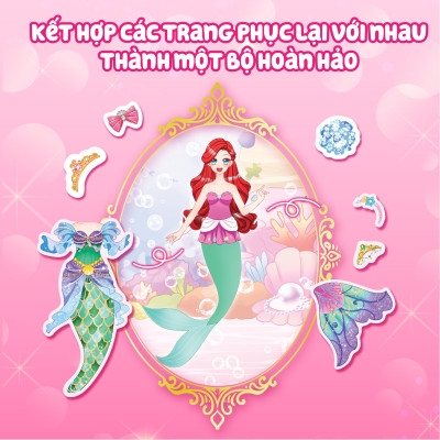 Combo 3 cuốn Sách thời trang công chúa (12 trang stickers)