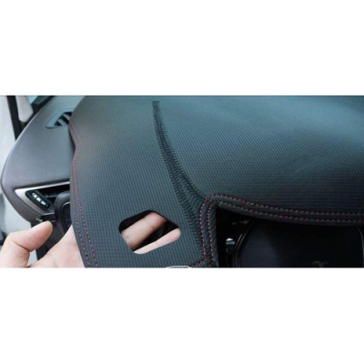 KIA CERATO 2019-2020-2021, thảm taplo da vân cacbon