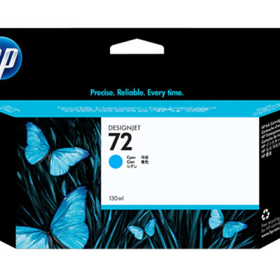 Mực In HP 72 Cyan Ink Cartridge (C9371A) 130ml - Hàng Chính Hãng