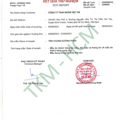 [Hộp 6 Lọ] Nước Yến Sào Chưng Nhân Sâm Nhân Việt 30% Yến Nguyên Chất Hũ 70ml