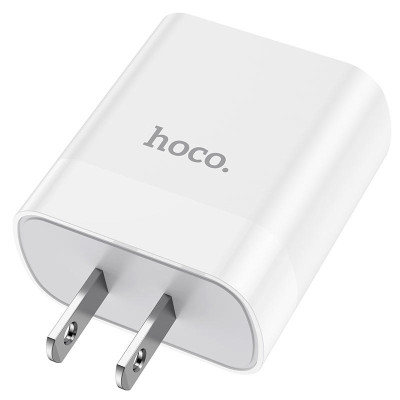 Củ sạc nhanh C80 2 cổng ( USB + Type- C ) 3.1A, PD 20W, Q.C 3.0 hỗ trợ sạc nhanh ( hàng chính hãng)