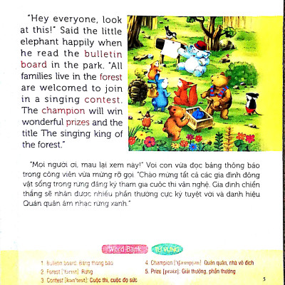 Nuôi Dưỡng Tâm Hồn - Truyện Tranh Song Ngữ Anh - Việt - Bé Tìm Hiểu Về Thiên Nhiên