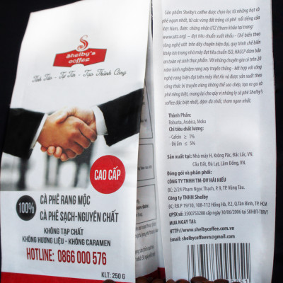 CÀ PHÊ CAO CẤP SHELBY DÀNH RIÊNG CHO DOANH NHÂN 250GR - COFFEE FOR BOSS
