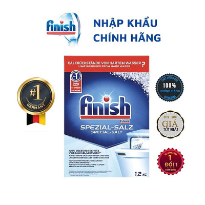 Muối rửa bát Finish loại 1.2kg Nhập khẩu Chính Hãng