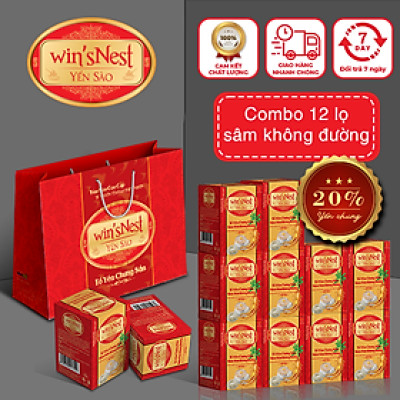 Combo 12 lọ Yến Sào Win