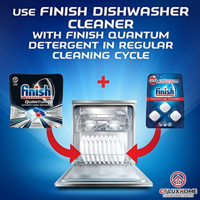Viên vệ sinh máy rửa bát Finish vỉ 3 viên - Chính hãng 