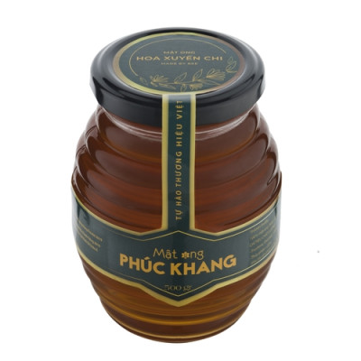 5 Hũ Mật Ong Cao Cấp Xuất Khẩu -  Hoa Xuyến Chi (500g) - Hàng Chính Hãng 