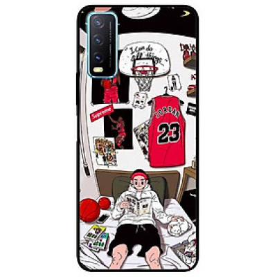 Ốp lưng dành cho Vivo Y20 - Y20s - Y12s mẫu Cậu Bé Sneaker