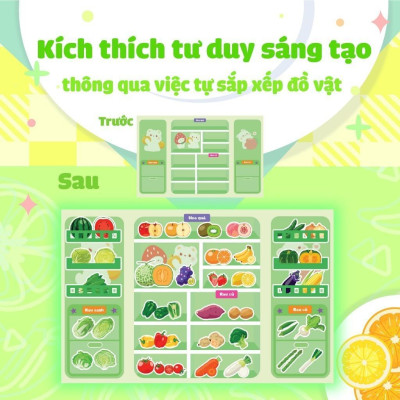 Sách - Mua Hay Bán Khéo Cùng Gấu Misa Rau Quả Tươi Ngon (Hơn 60 Stickers) - Megabook