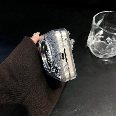 Ốp Lưng Cho Samsung Galaxy Z FLIp 7 / Z Flip 6 / Z Flip 5 Kim Tuyến Có Gương Soi - BUM STORE GALAXY CASE