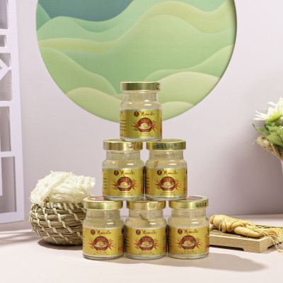 [Hộp 6 Lọ] Nước Yến Sào Chưng Nhân Sâm Nhân Việt 30% Yến Nguyên Chất Hũ 70ml