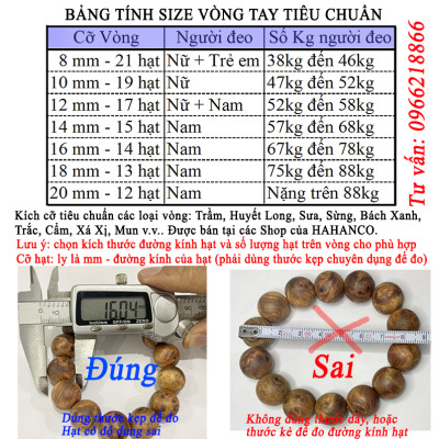 Vòng tay gỗ Đốt Trúc Nu Huyết Long để mộc (BH644) Tĩnh Tâm - Lưu thông khí huyết - Bracelet of HAHANCO