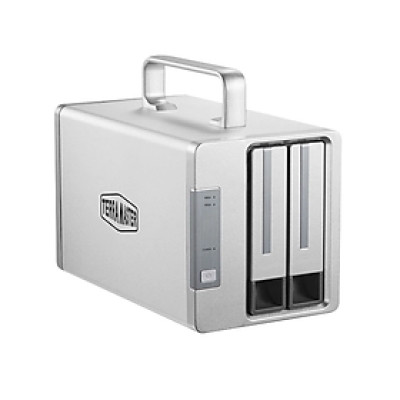 Combo bộ thiết bị lưu trữ DAS TerraMaster TD2 Thunderbolt 3 kèm 1 ổ cứng NAS N300 3.5inch 24/7 Hàng chính hãng