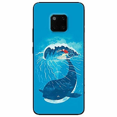 Ốp lưng dành cho Huawei Mate 20 Pro mẫu Ván Cá Voi