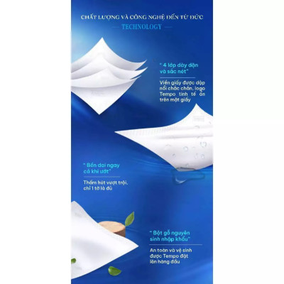 Combo 2 Lốc Khăn Giấy Bỏ Túi Tempo Petit (Lốc 18 Gói) - Không Mùi